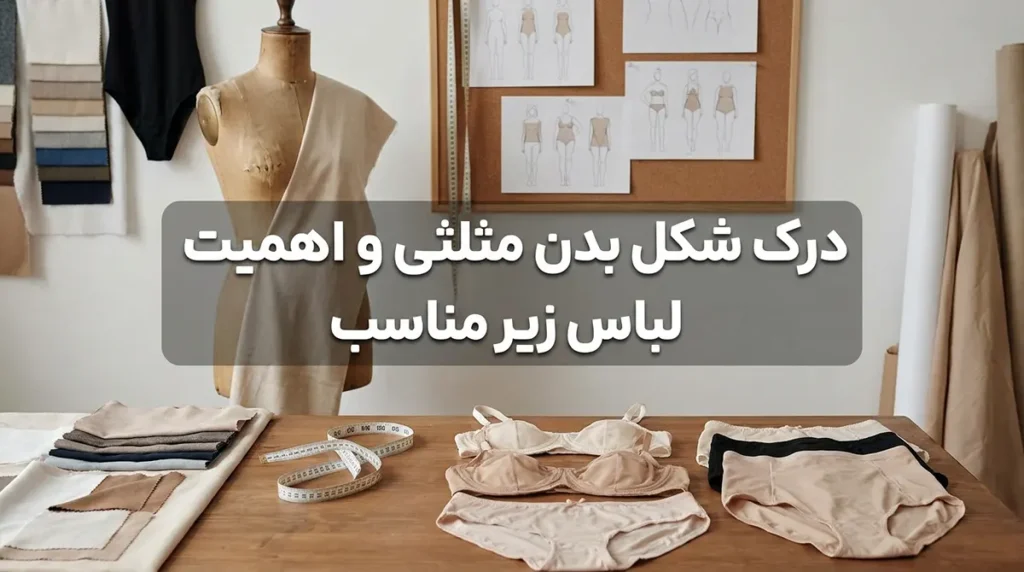 لباس زیر مناسب فرم بدن مثلثی: راهنمای جامع برای تعادل و اعتماد به نفس شناخت فرم بدن مثلثی و اهمیت لباس زیر مناسب