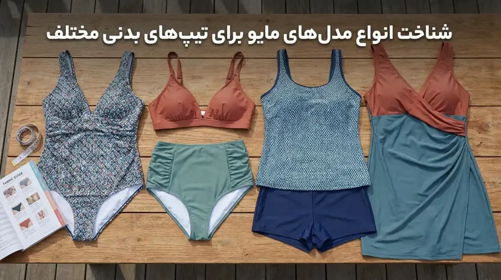 مایو زنانه سایز بزرگ شیک: راهنمای کامل انتخاب سایز درست شناخت انواع مدلهای مایو برای تیپهای بدنی مختلف