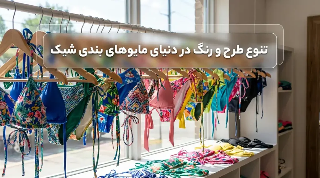 تنوع طرح و رنگ در دنیای مایوهای بندی شیک