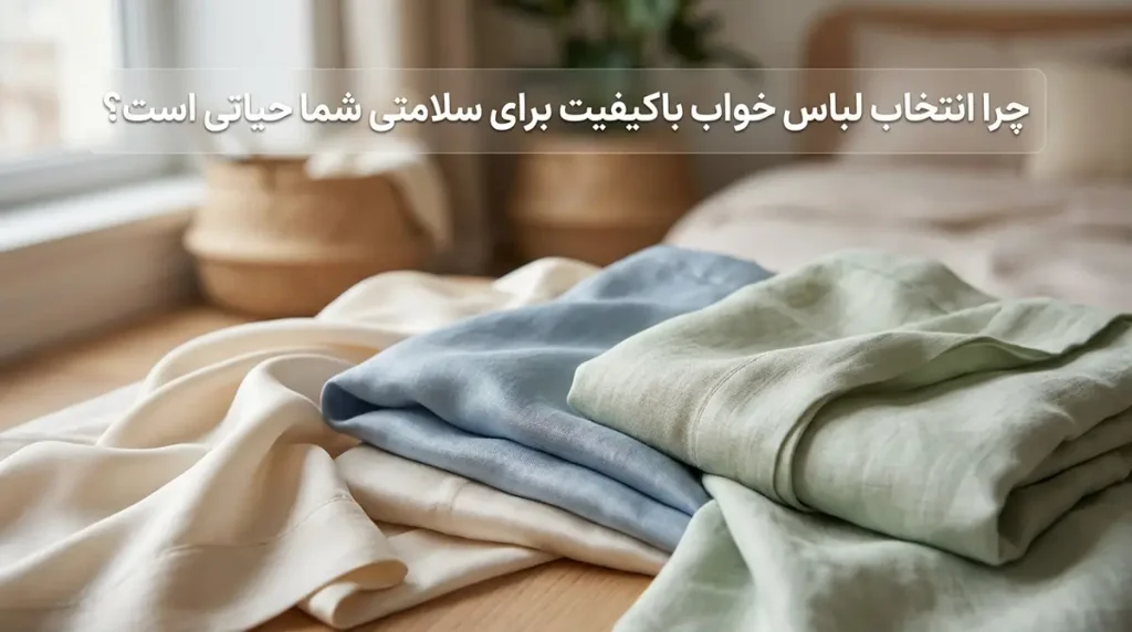 چطور لباس خواب باکیفیت تشخیص بدیم چرا انتخاب لباس خواب باکیفیت برای سلامتی شما حیاتی است؟