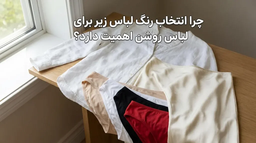 بهترین رنگ لباس زیر برای زیر لباس روشن چرا انتخاب رنگ لباس زیر برای لباس روشن اهمیت دارد؟