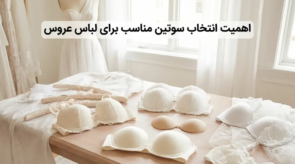 چرا انتخاب سوتین مناسب برای لباس عروس حیاتی است؟