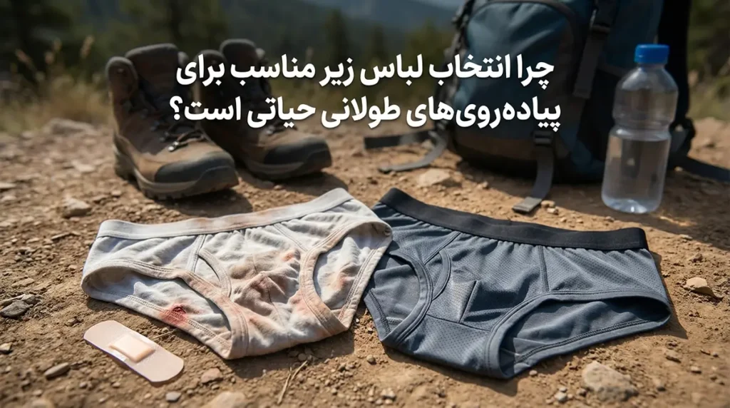 چرا انتخاب لباس زیر مناسب برای پیاده‌روی‌های طولانی حیاتی است؟