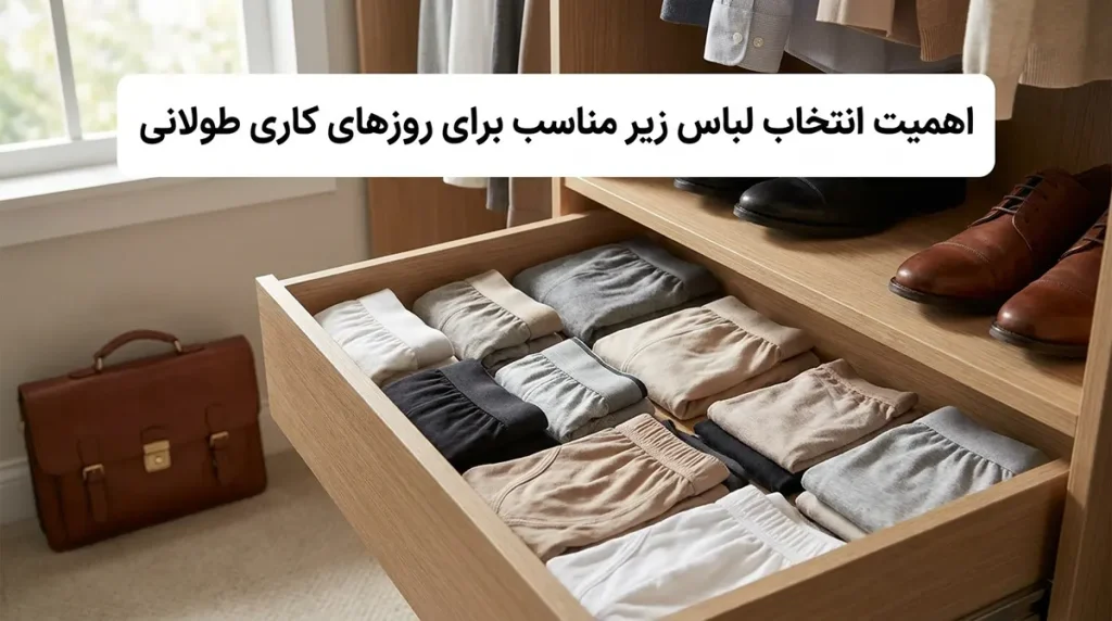 چرا انتخاب لباس زیر مناسب برای روزهای کاری طولانی حیاتی است؟