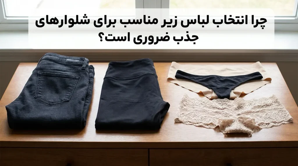 لباس زیر مناسب شلوارهای جذب چرا انتخاب لباس زیر مناسب برای شلوارهای جذب ضروری است؟