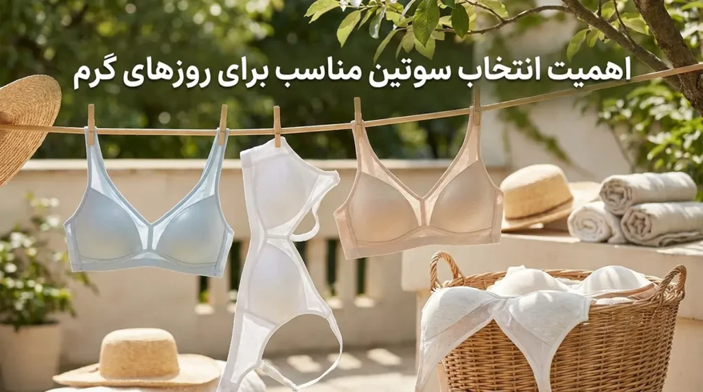 چطور سوتین مناسب برای روزهای گرم پیدا کنیم چرا انتخاب سوتین مناسب برای روزهای گرم اهمیت دارد؟