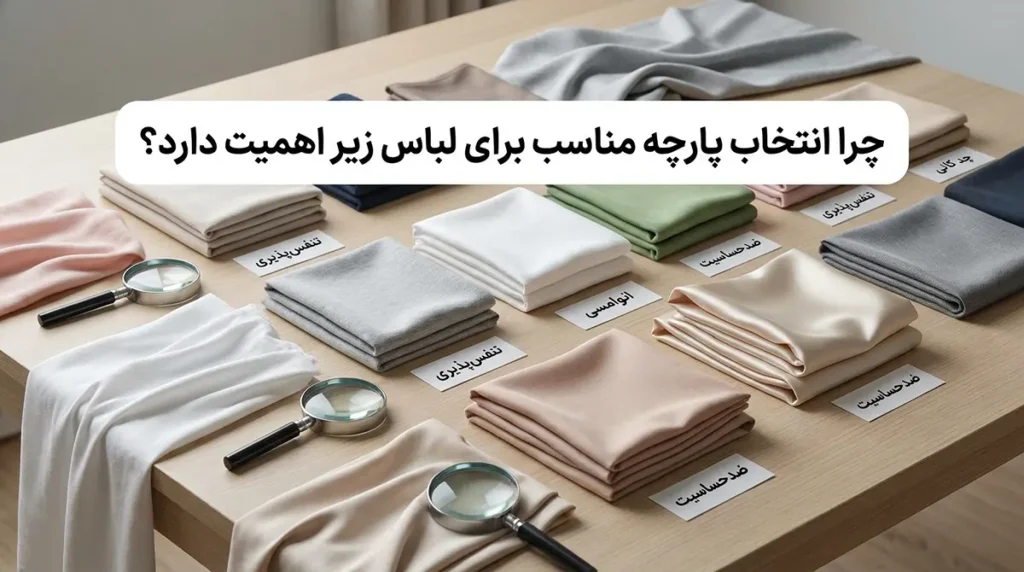بهترین پارچه برای لباس زیر چرا انتخاب پارچه مناسب برای لباس زیر اهمیت دارد؟