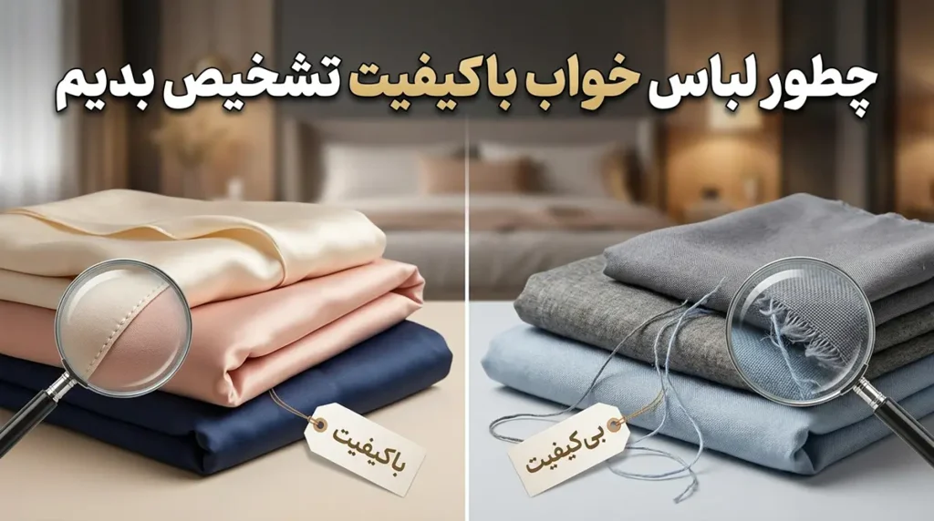 چطور لباس خواب باکیفیت تشخیص بدیم