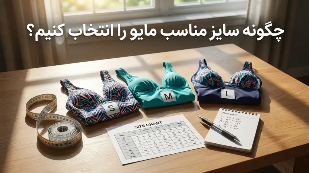 خرید مایو زنانه با تخفیف ویژه فصل تابستان از نیو بیکینی چگونه سایز مناسب مایو را انتخاب کنیم؟