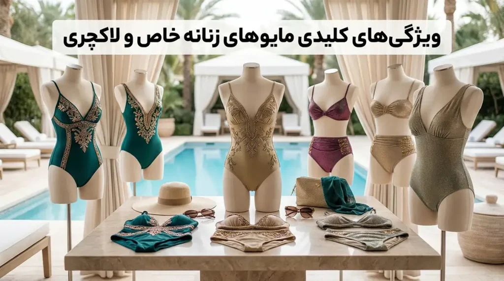 مدل مایو زنانه مجلسی و خاص برای مهمانیهای لب استخر ویژگیهای کلیدی مایوهای زنانه خاص و لاکچری