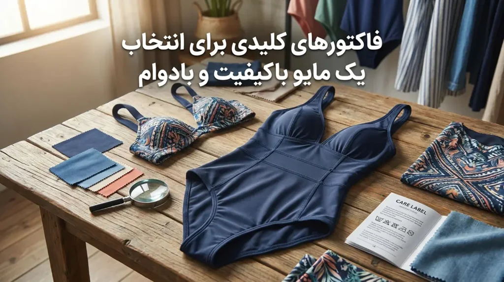 چطور مایو زنانهای انتخاب کنیم که سالها رنگ ندهد؟ فاکتورهای کلیدی برای انتخاب یک مایو باکیفیت و بادوام