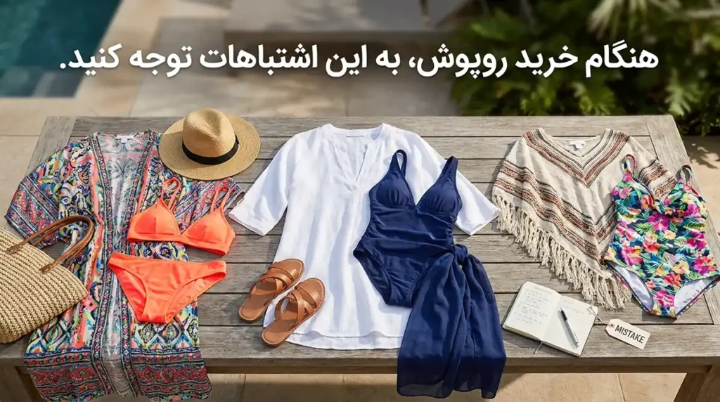 چگونه رنگ کاورآپ و رویه لباس را با استایل شنای خود هماهنگ کنیم؟ هنگام خرید کاورآپ به این اشتباهات توجه کنید