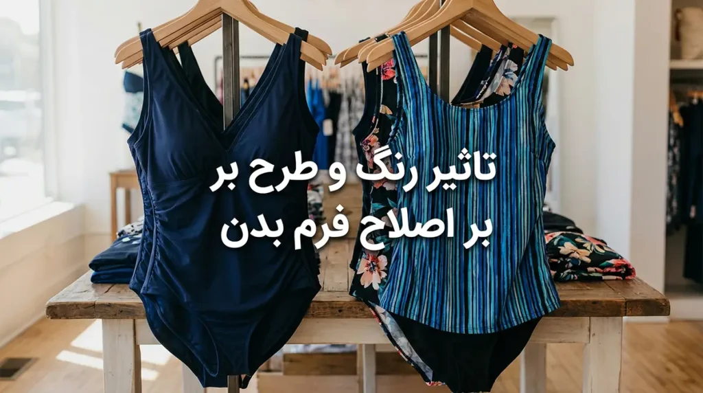 تاثیر رنگ و طرح بر اصلاح فرم بدن