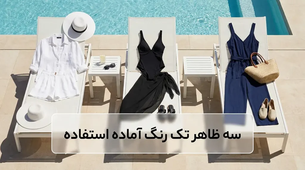 سه ترکیب آماده برای یک استایل مونوکروم کشیده