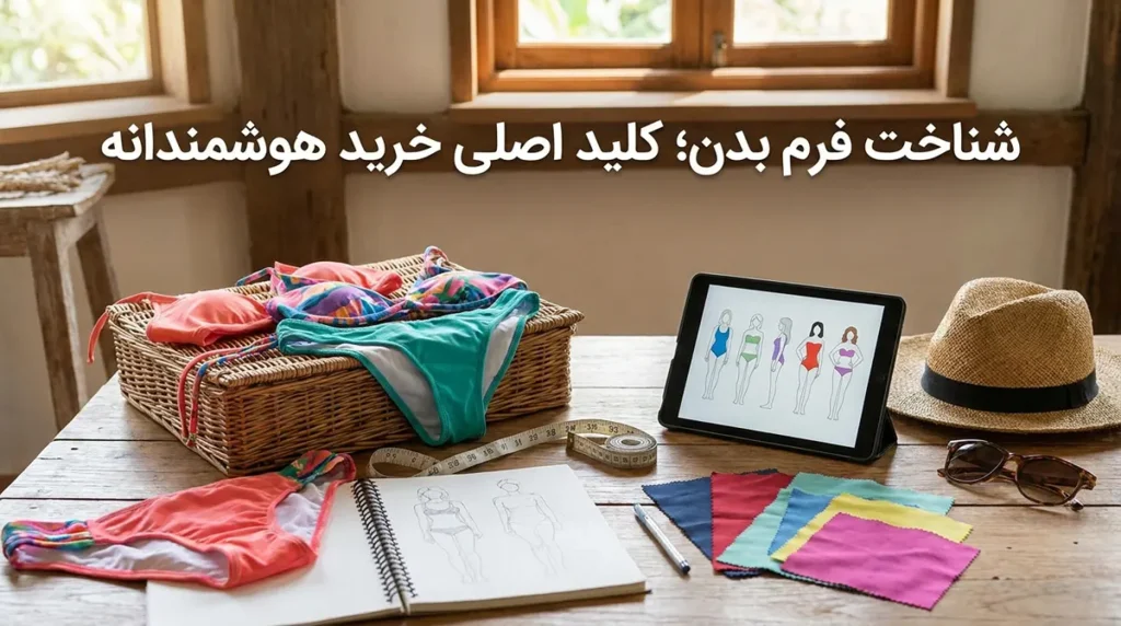 خرید مایو دوتکه؛ راهنمای انتخاب بهترین مدل متناسب با فرم بدن شناخت فرم بدن؛ کلید اصلی خرید هوشمندانه