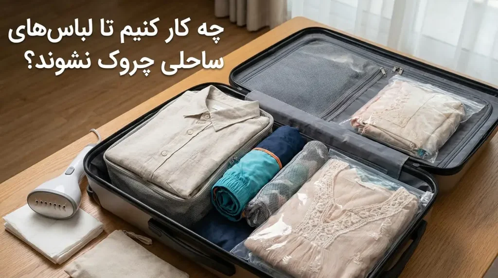 راهنمای انتخاب و تا کردن مایو و لباسهای ساحلی در چمدان بدون آسیب و چروک برای جلوگیری از چروک لباسهای ساحلی چه کنیم؟