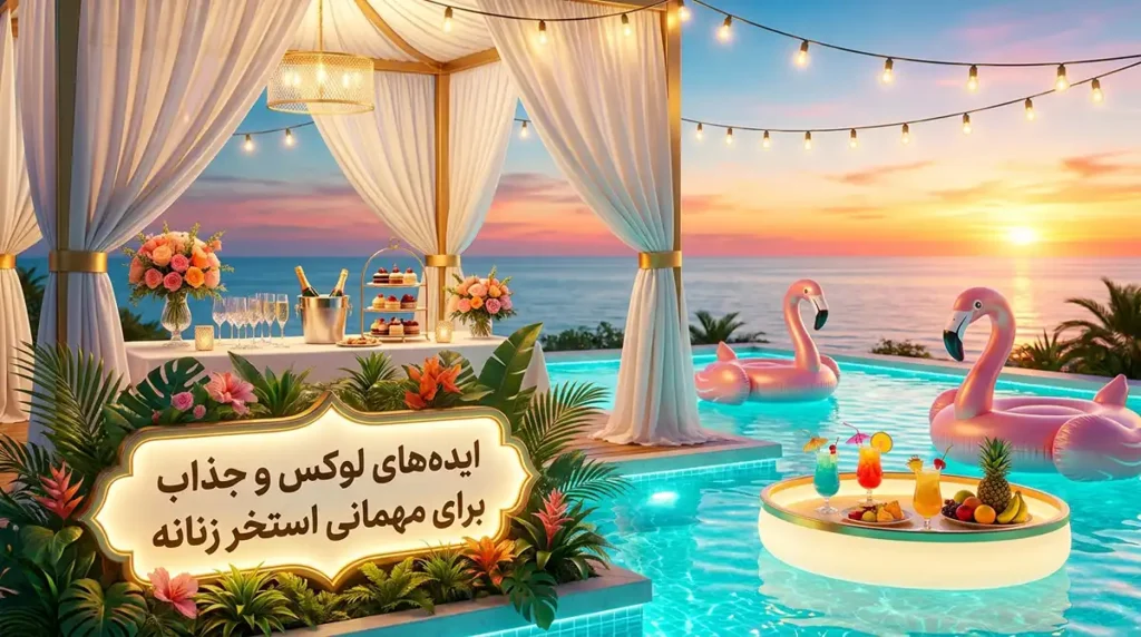 ایده‌های لوکس و جذاب برای برگزاری مهمانی استخری (Pool Party) زنانه