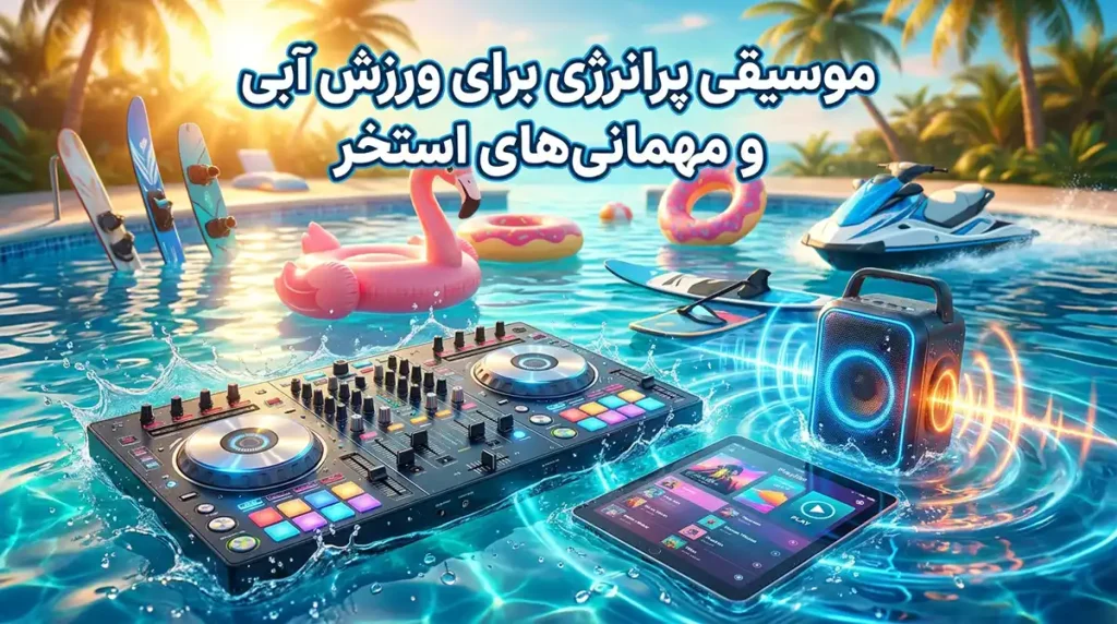 پلی‌لیست موسیقی و انتخاب آهنگ‌های پرانرژی برای ورزش در آب و مهمانی‌های استخری