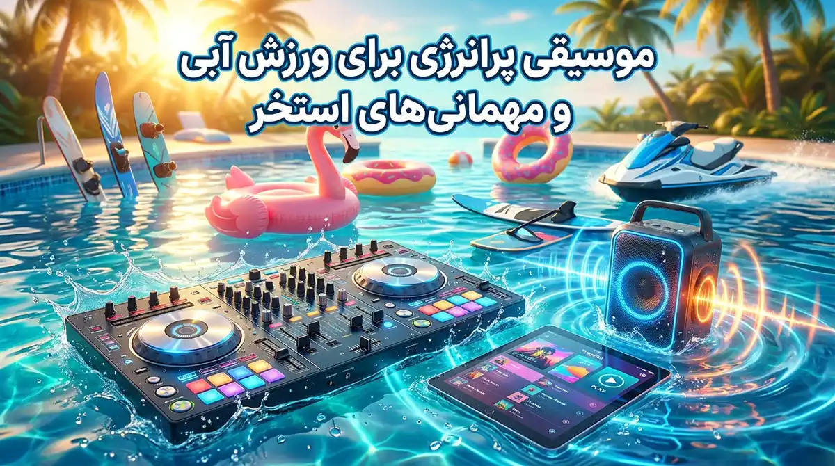پلیلیست موسیقی و انتخاب آهنگهای پرانرژی برای ورزش در آب و مهمانیهای استخری پلیلیست موسیقی و انتخاب آهنگهای پرانرژی برای ورزش در آب و مهمانیهای استخری