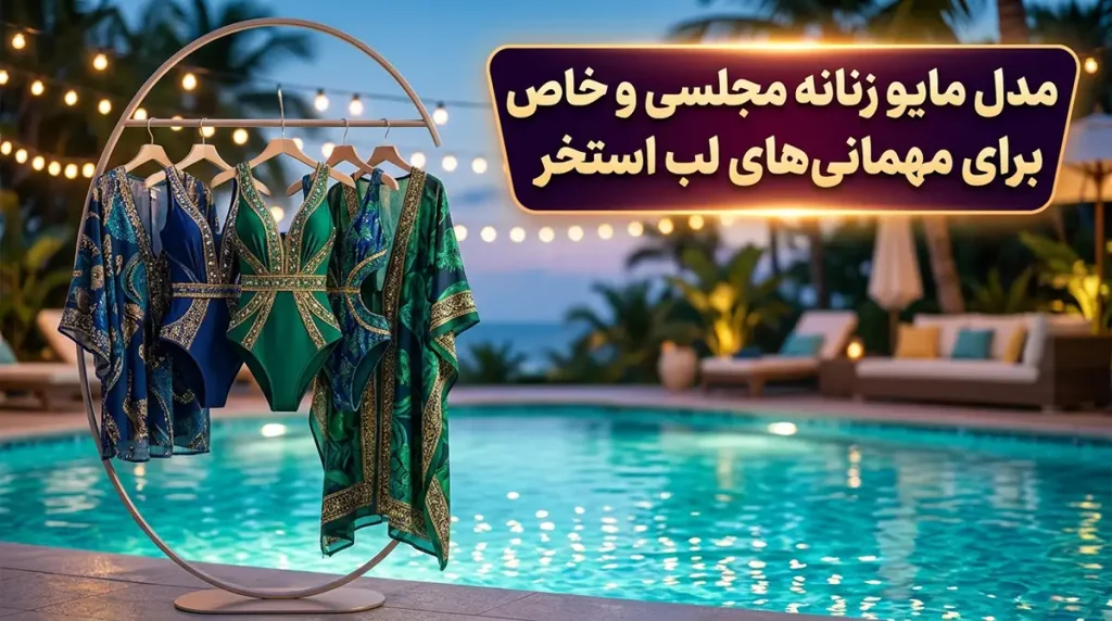 مدل مایو زنانه مجلسی و خاص برای مهمانی‌های لب استخر